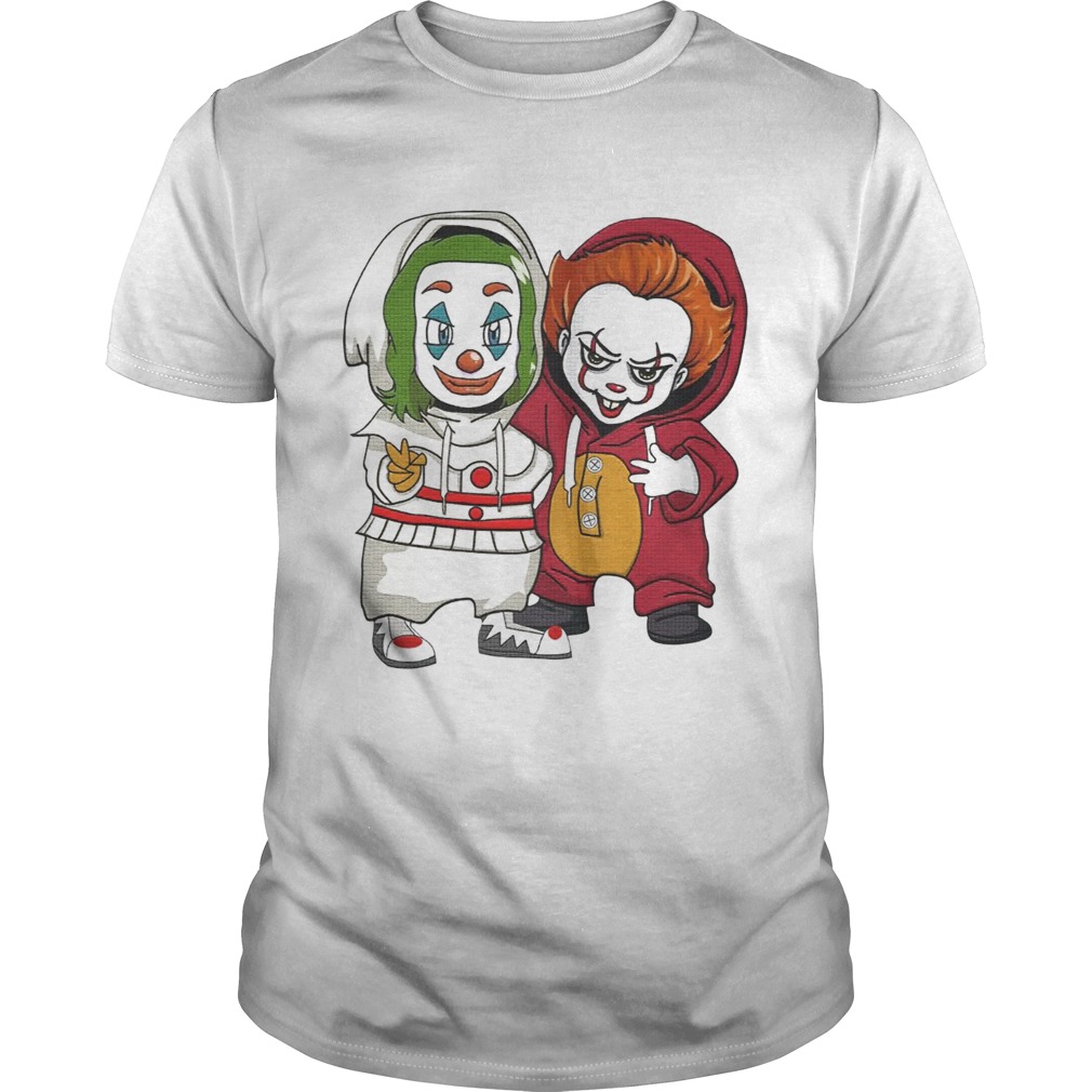 Joker and Pennywise friends shirt