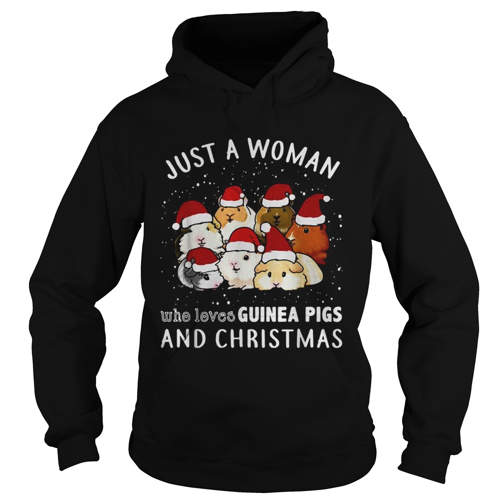 Just a woman who loves Guinea Pigs and Christmas Hoodie