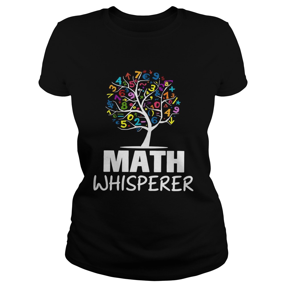 Math whisperer tree Classic Ladies