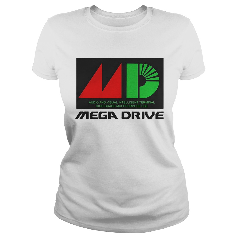 Mega Drive Japanese Logo Print Classic Ladies