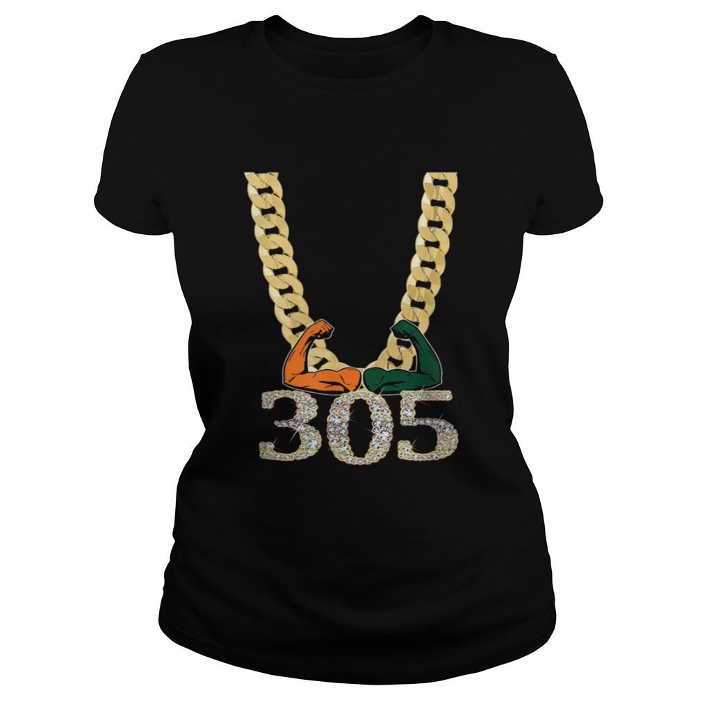Miami Football 305 Shirt Classic Ladies