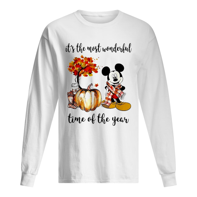 Mickey Mouse It’s the most wonderful time of the year Long Sleeved T-shirt 