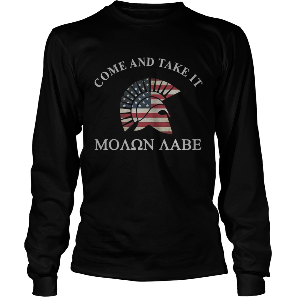 Molon Labe Come and take it LongSleeve