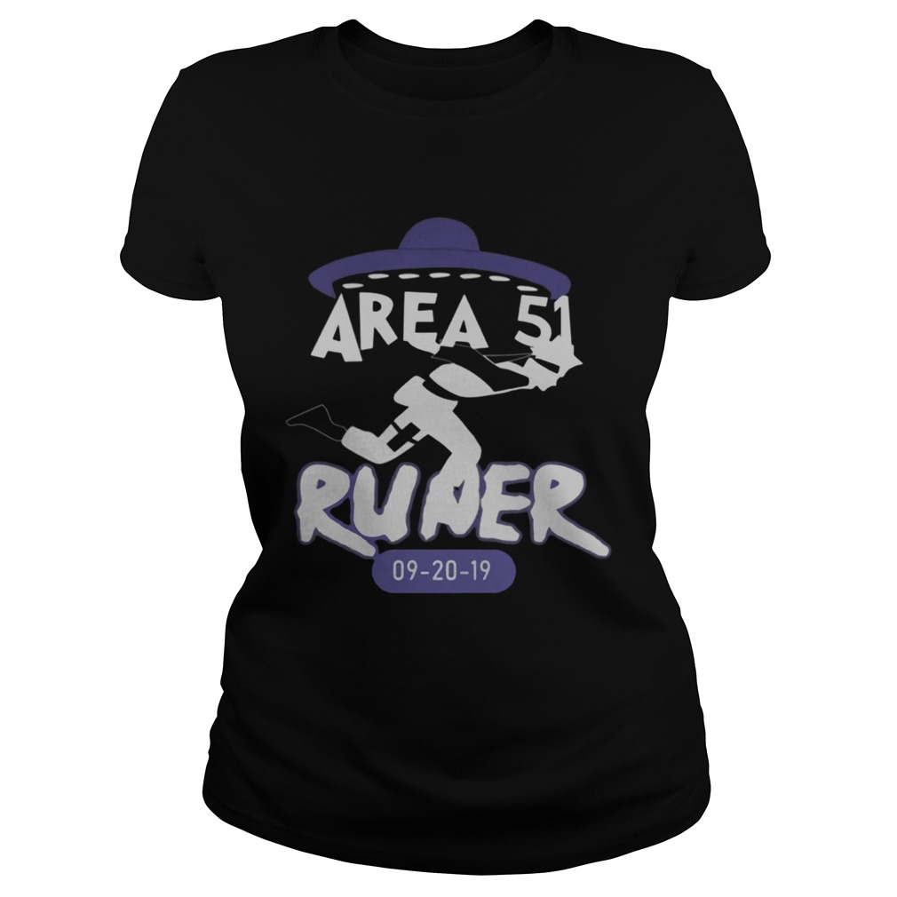 Naruto Alien Area 51 Runners Shirt Classic Ladies