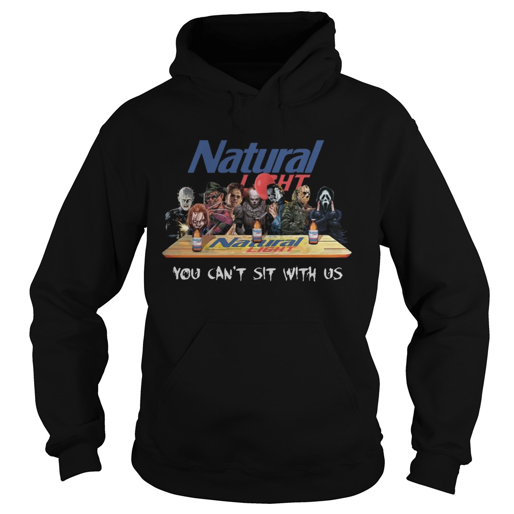 Natural Light Halloween Horror You Cant Sit With Us Shirt Hoodie