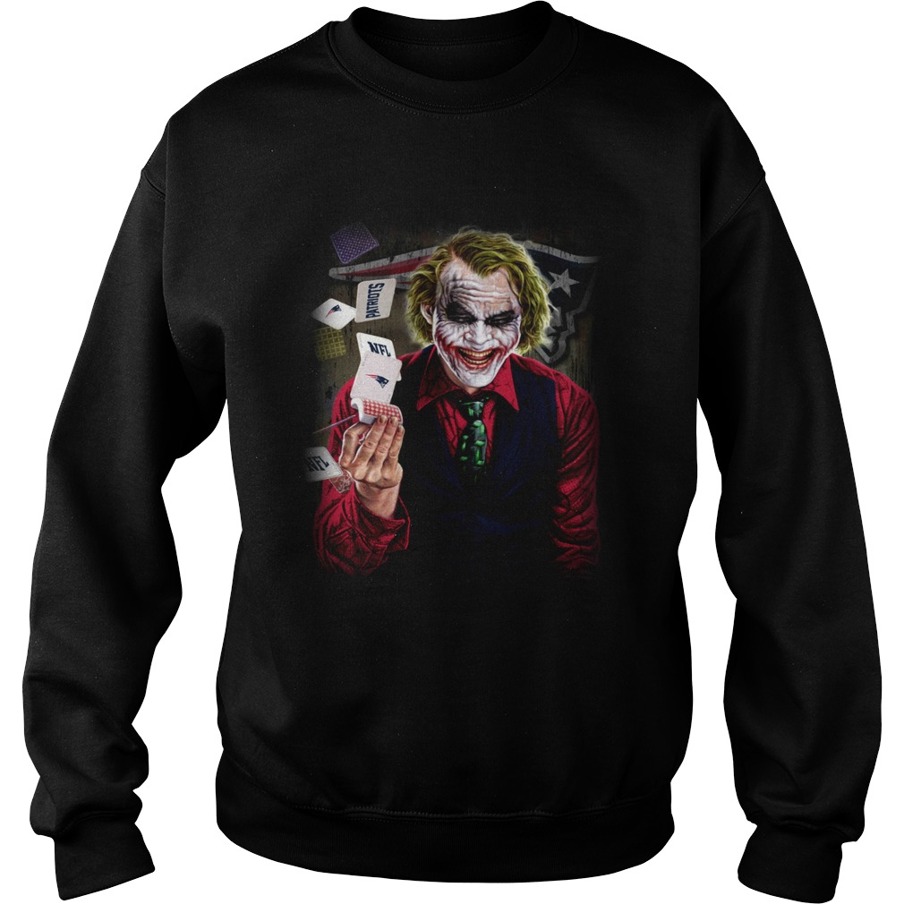 New England Patriots Joker Poker Shirt Sweatshirt