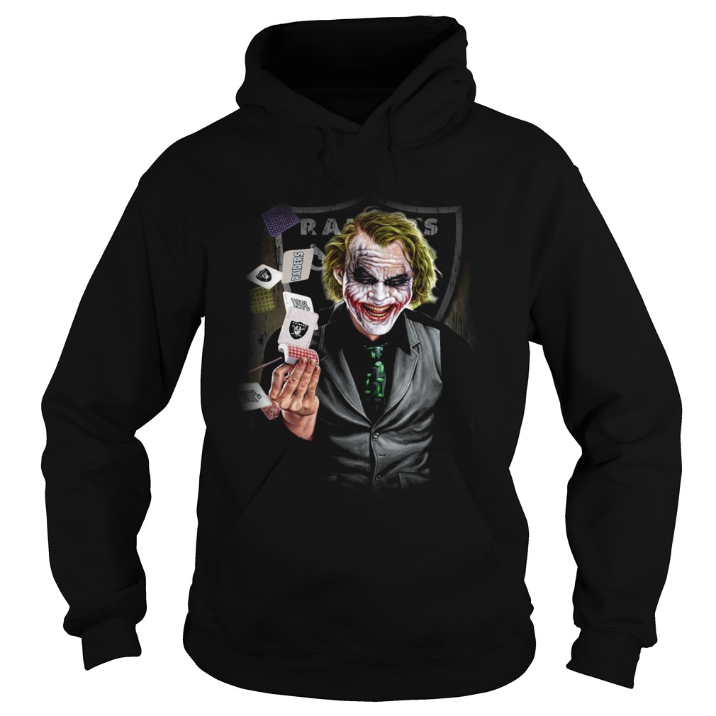 Oakland Raiders Joker Poker Shirt Hoodie