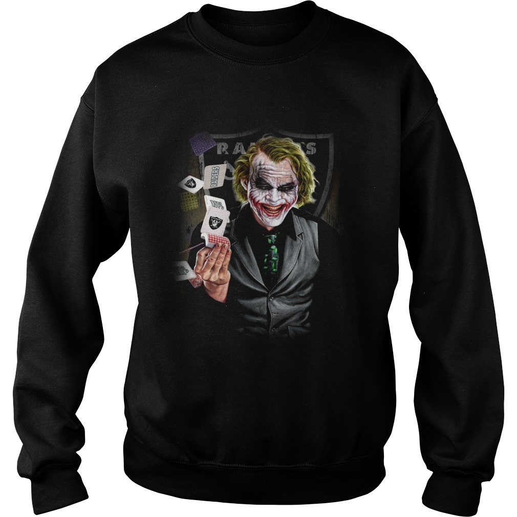 Oakland Raiders Joker Poker Shirt Sweatshirt