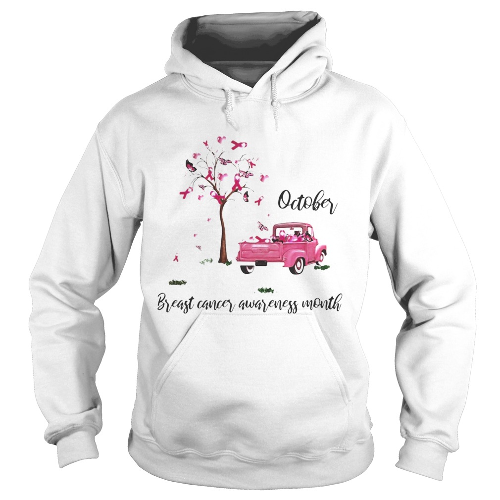 October breast cancer awareness month Hoodie