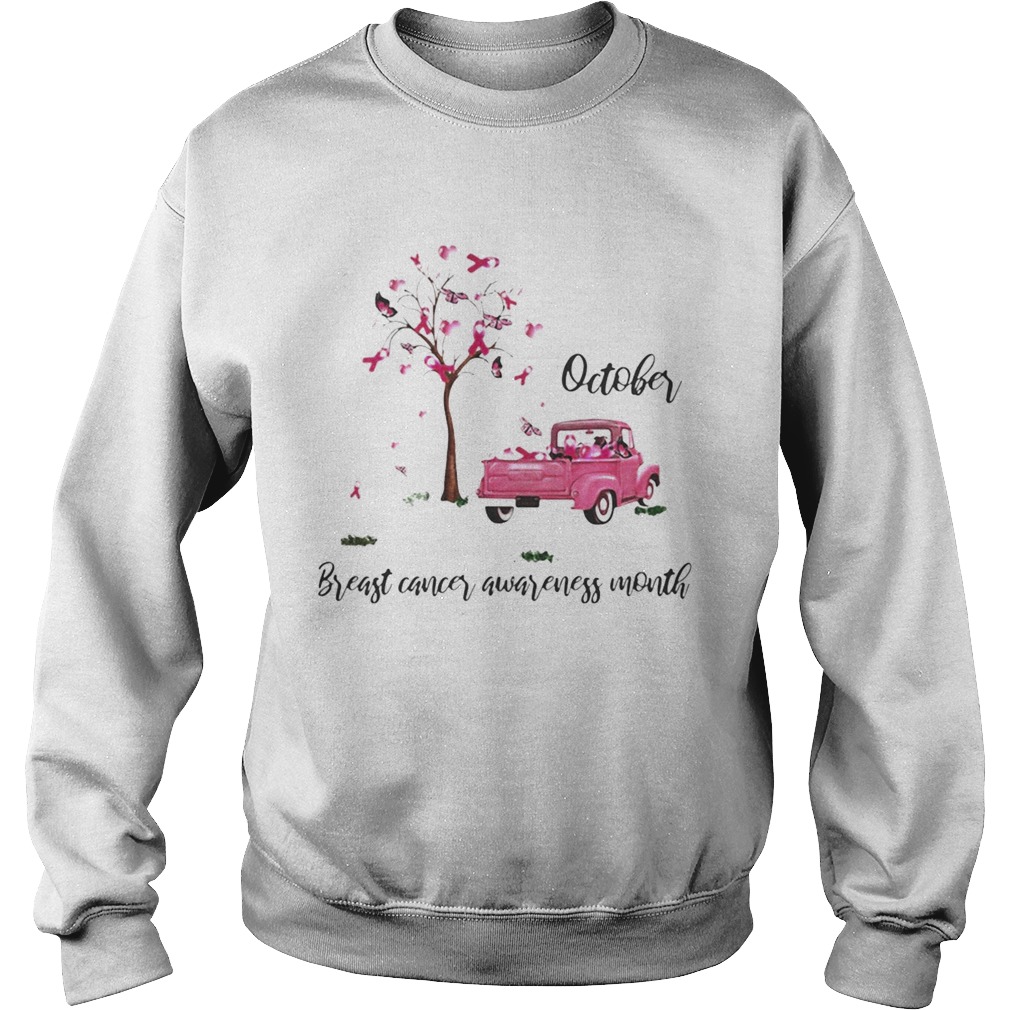 October breast cancer awareness month Sweatshirt