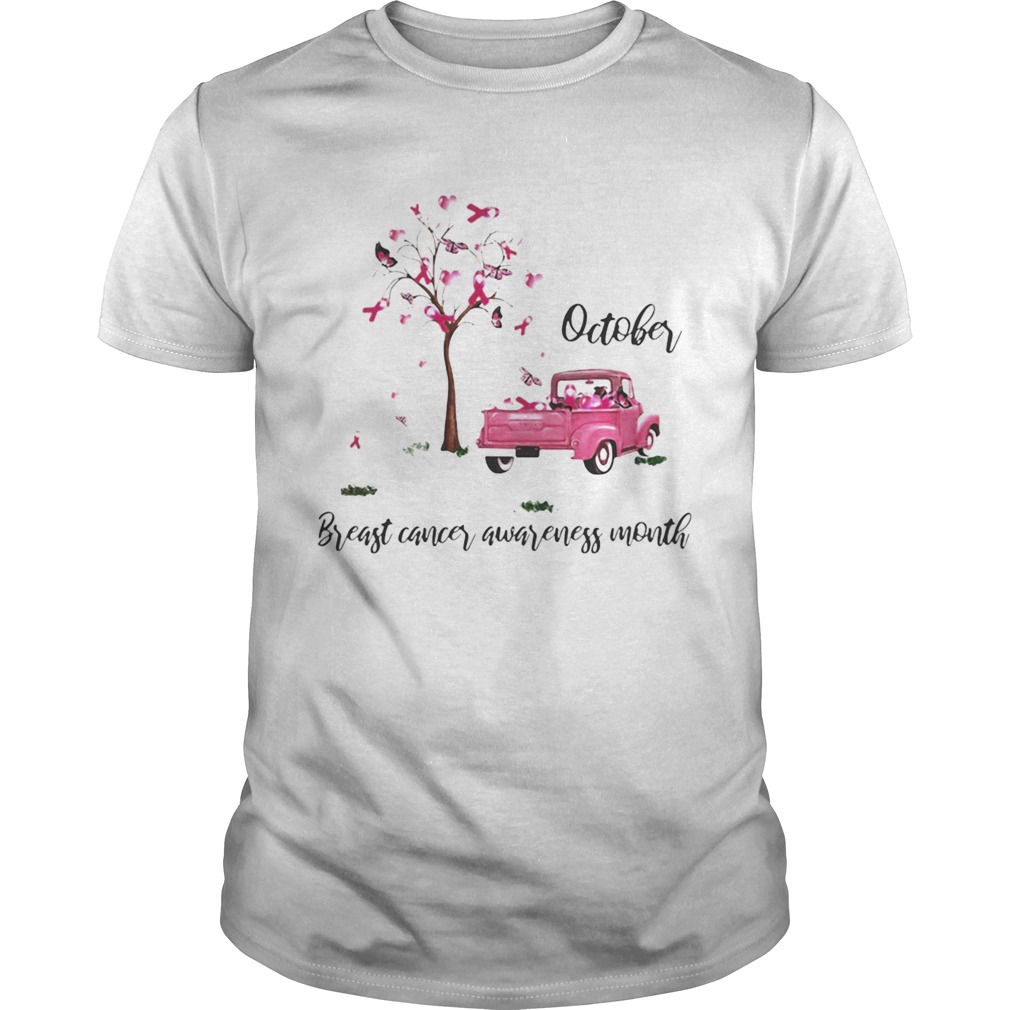 October breast cancer awareness month shirt
