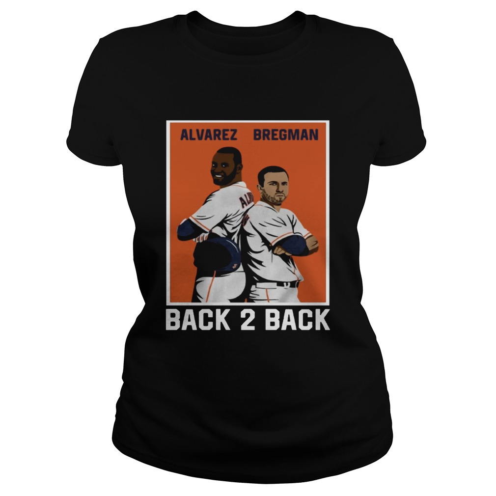 Official Alvarez Bregman Back 2 Back Shirt Classic Ladies