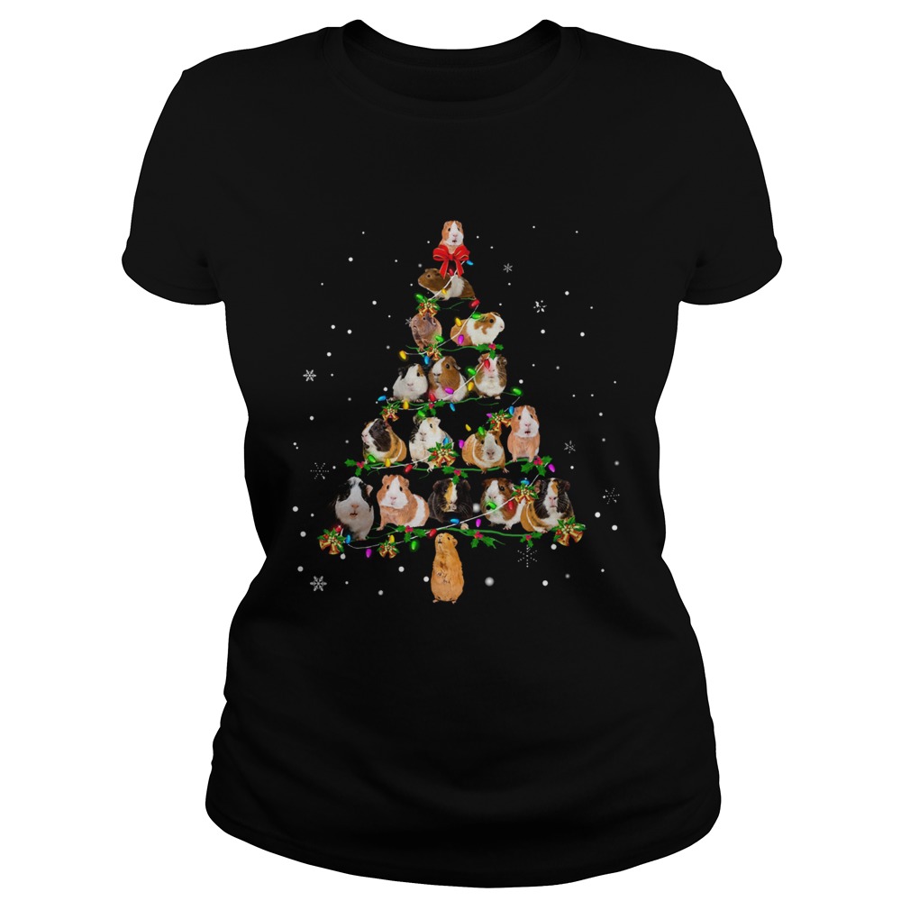 Official Hamster Christmas Tree Shirt Classic Ladies
