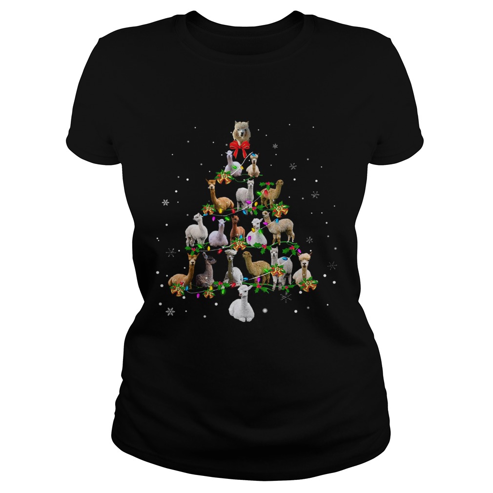 Official Sheep Christmas Tree Shirt Classic Ladies