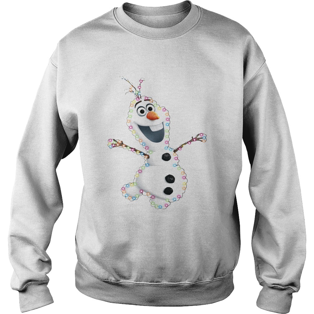 Olaf Christmas light Sweatshirt