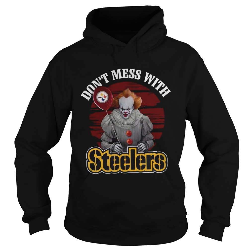 Pennywise IT Dont mess with Steelers Hoodie