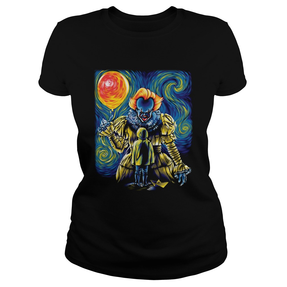 Pennywise IT Starry Night Classic Ladies