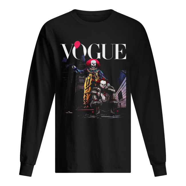 Pennywise IT Vogue Halloween Long Sleeved T-shirt 