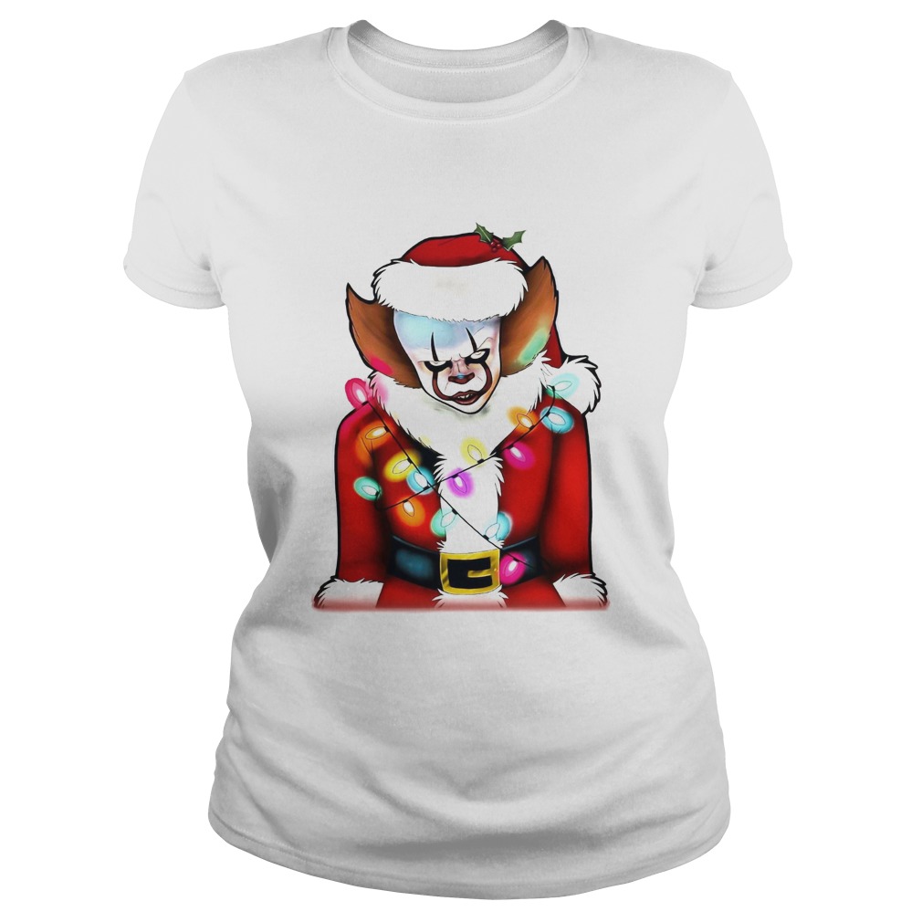 Pennywise Santa Claus Shirt Classic Ladies