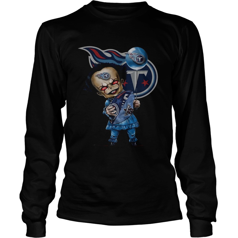Pennywise hugging Tennessee Titans LongSleeve