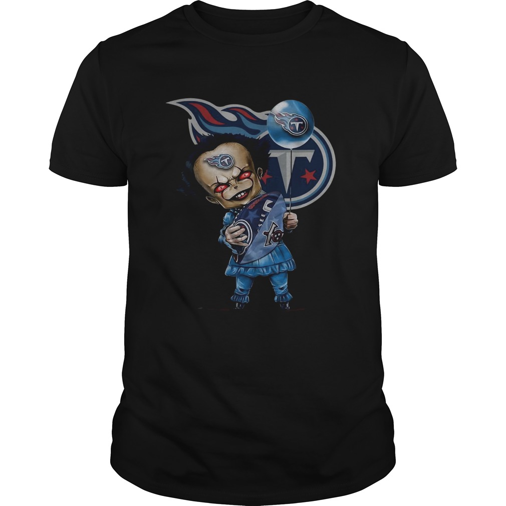 Pennywise hugging Tennessee Titans shirt
