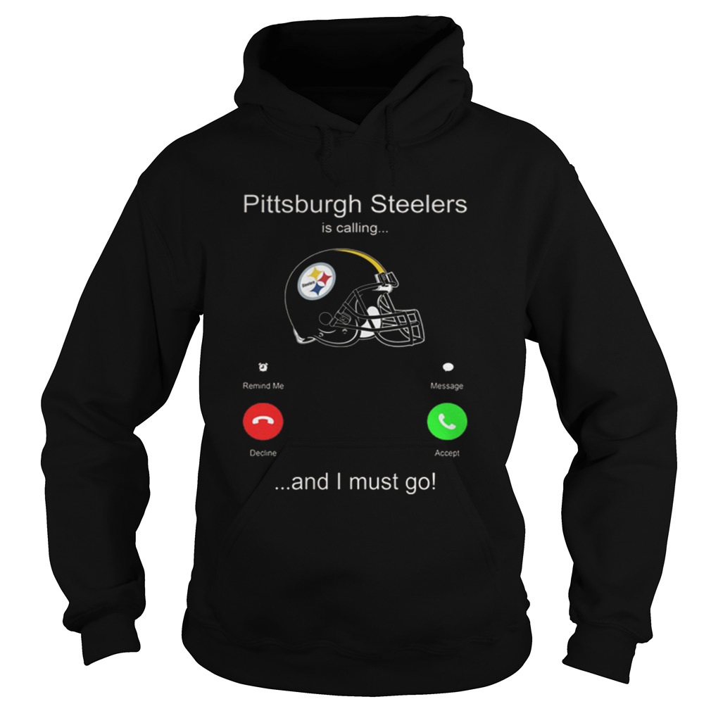 Pittsburgh Steelers is calling and i must go Hoodie
