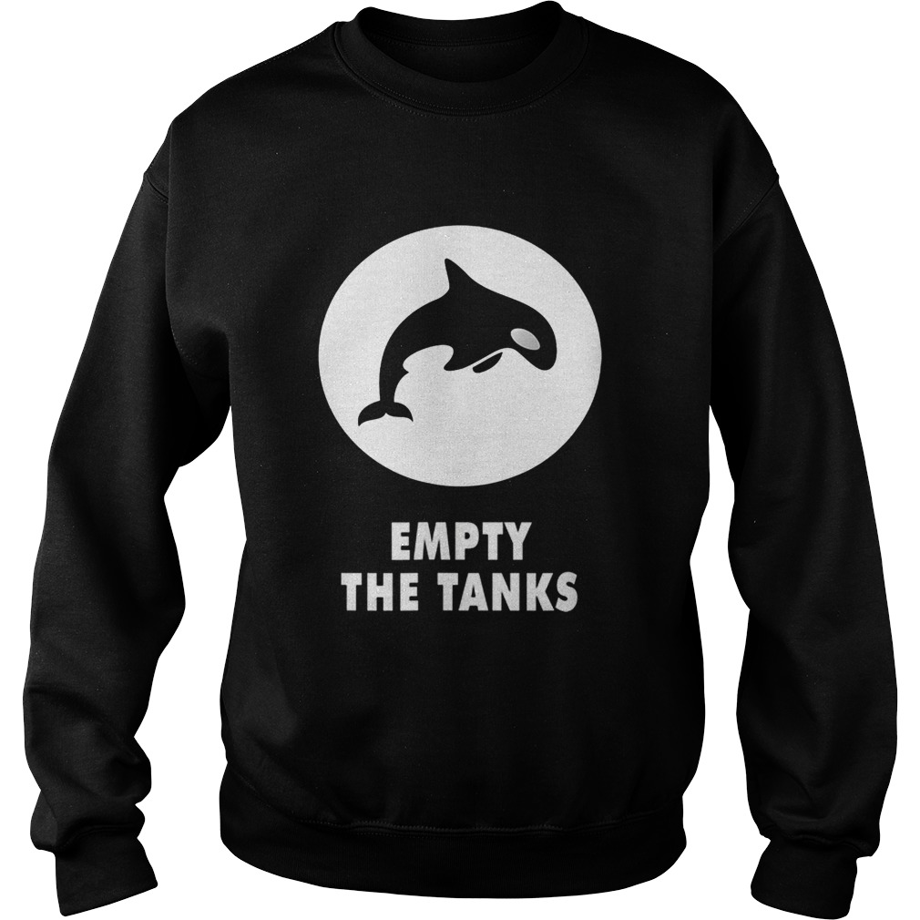 Premium Orca Maritime Preservation Empty The Tanks Killer Whale s Sweatshirt