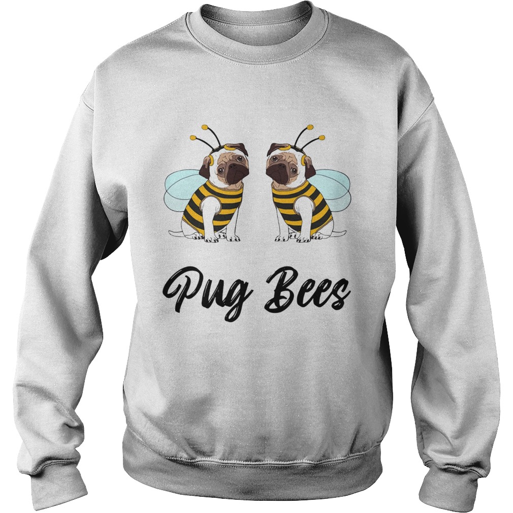 Pug Bees Funny Pug Halloween Sweatshirt