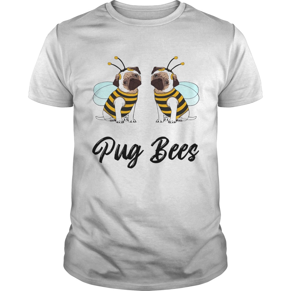 Pug Bees Funny Pug Halloween shirt
