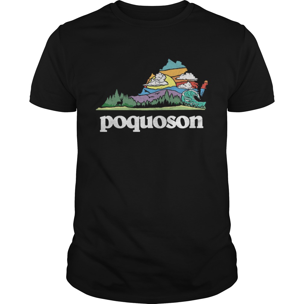 Retro Poquoson Virginia Outdoors Nature Lover shirt