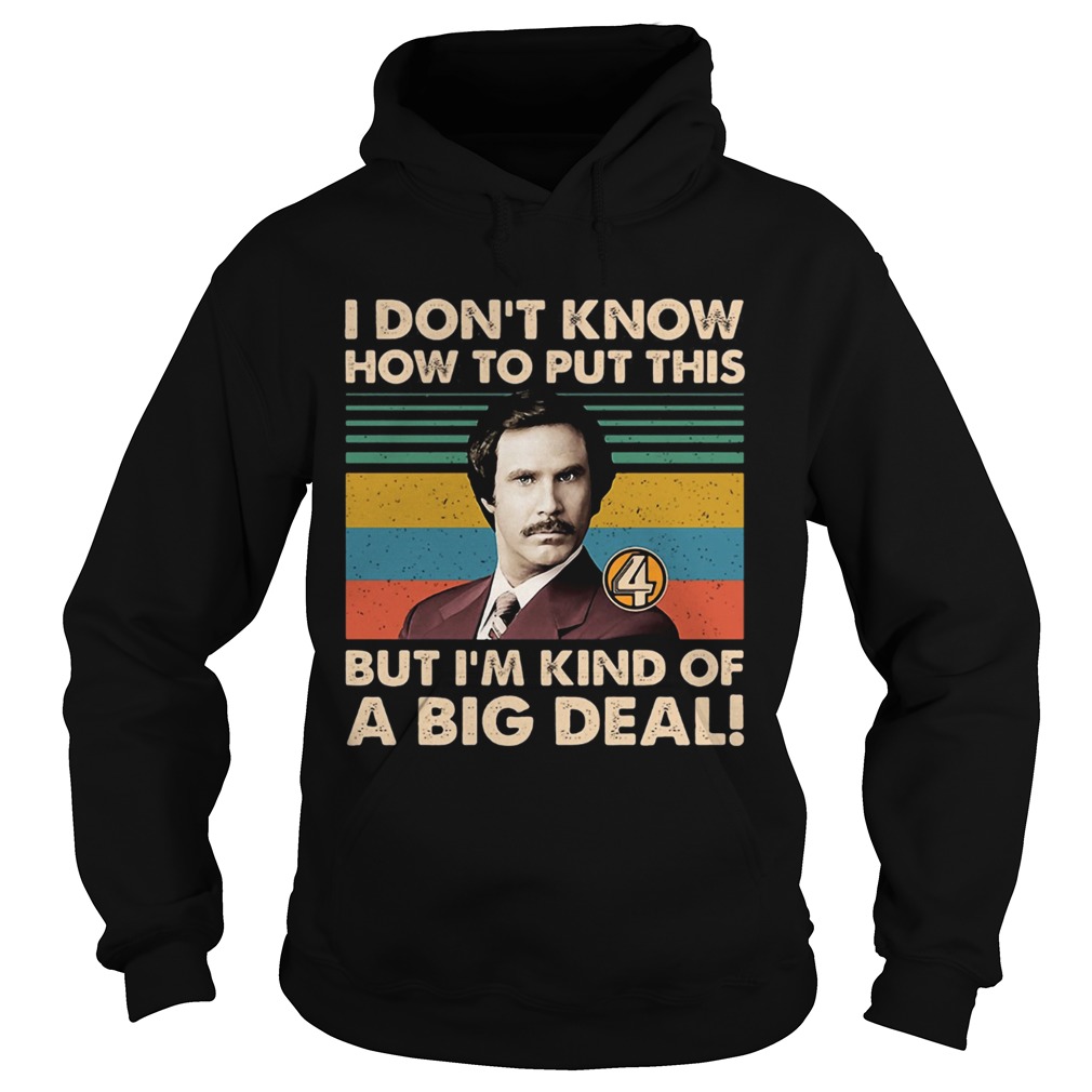 Ron Burgundy I dont know how to put this Hoodie