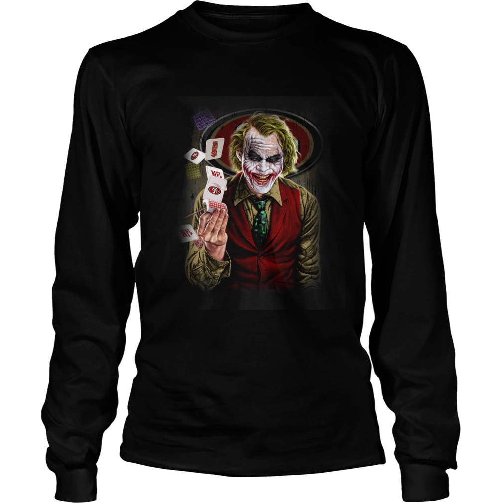 San Francisco 49ers Joker Poker Shirt LongSleeve