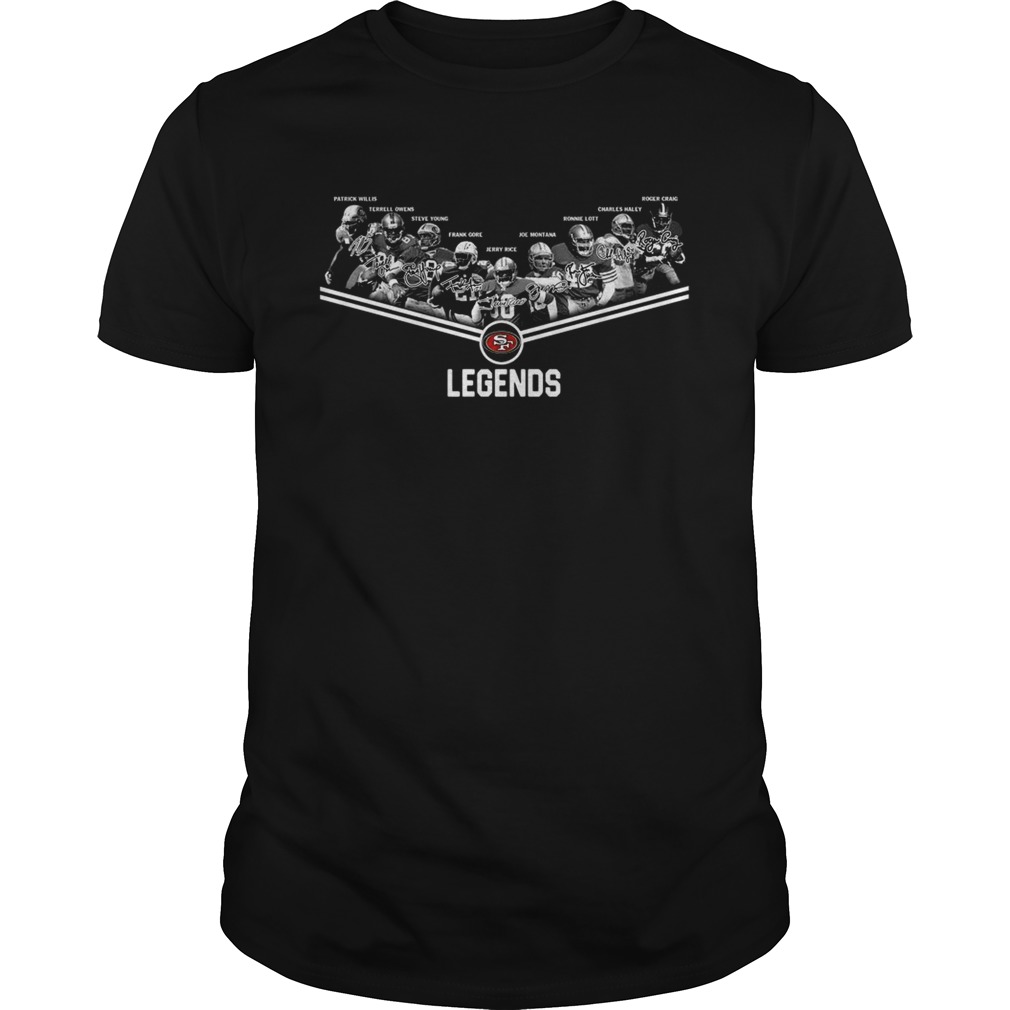 San Francisco 49ers Legends signature shirt