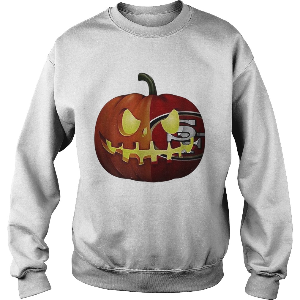 San Francisco 49ers pumpkin Halloween Sweatshirt