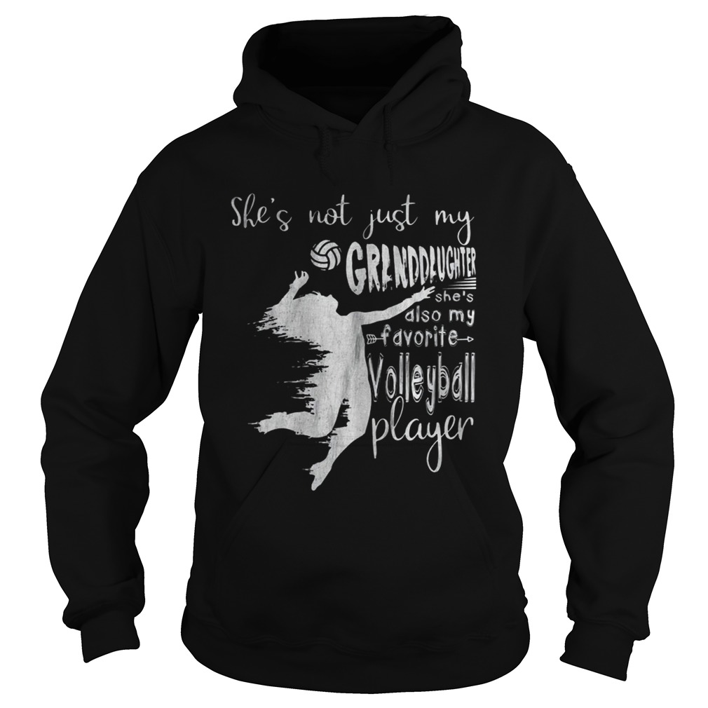 Shes Not Just My Granddaughter Shes Also Volleyball Player Tee Shirt Hoodie