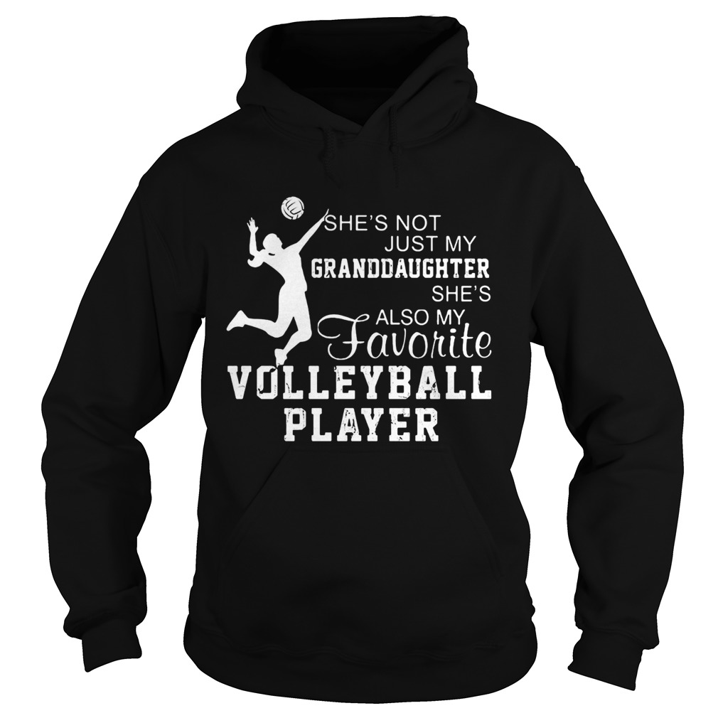 Shes not just my grandaughter shes also my favorite volleyball player Hoodie