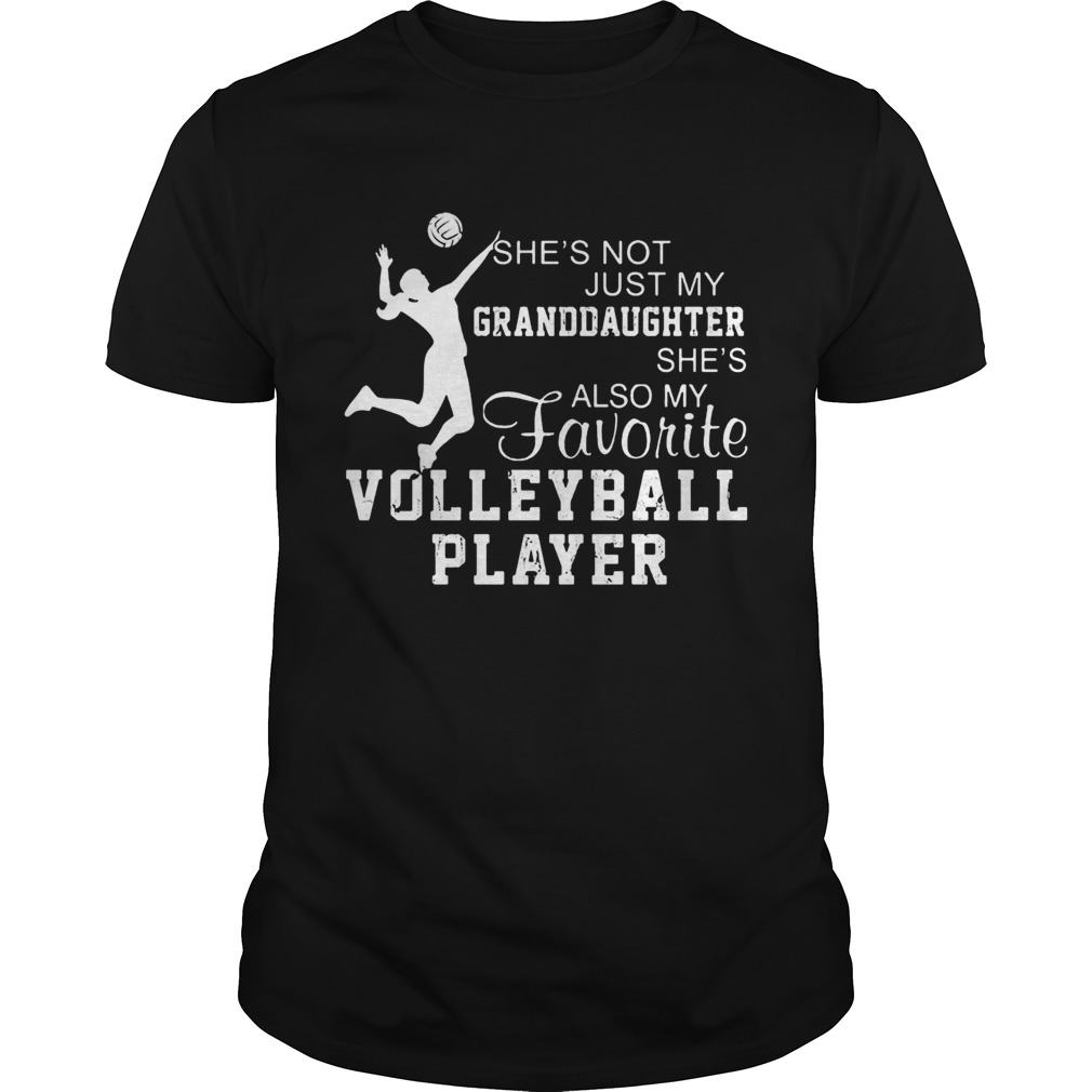 Shes not just my grandaughter shes also my favorite volleyball player shirt
