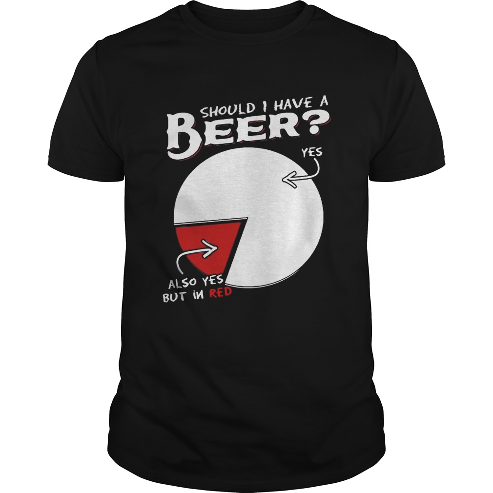 Should I Have A Beer Yes Also Yes But In Red Shirt