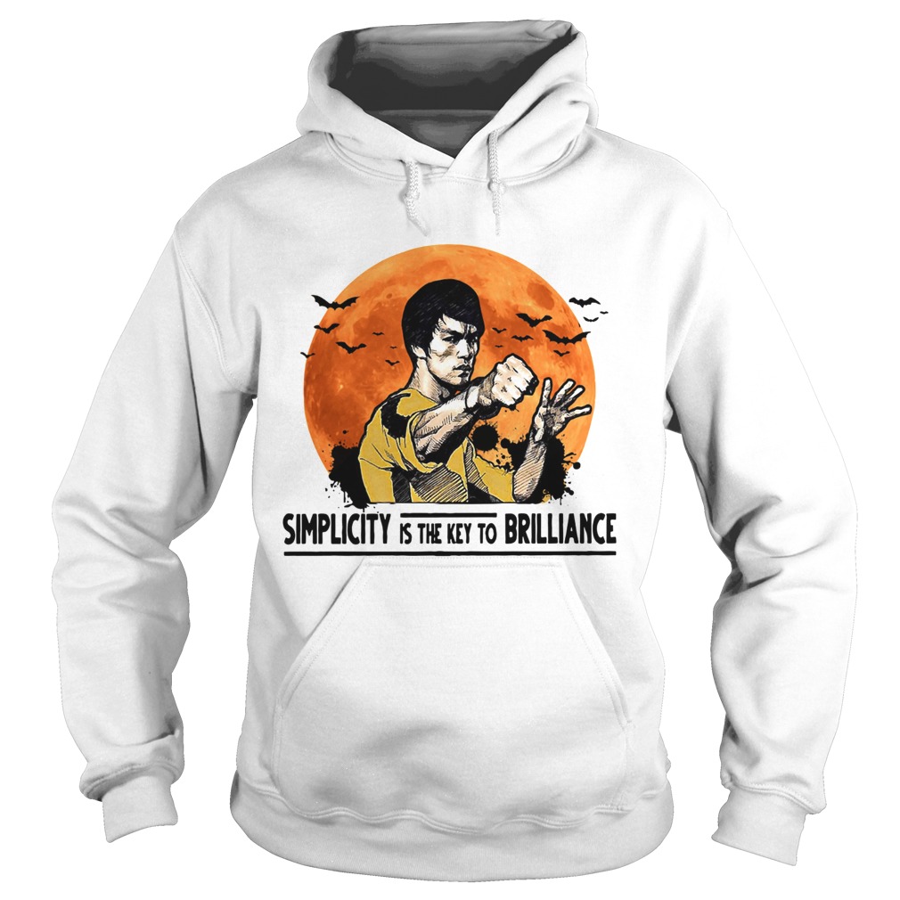 Simplicity is the key to brilliance halloween Hoodie