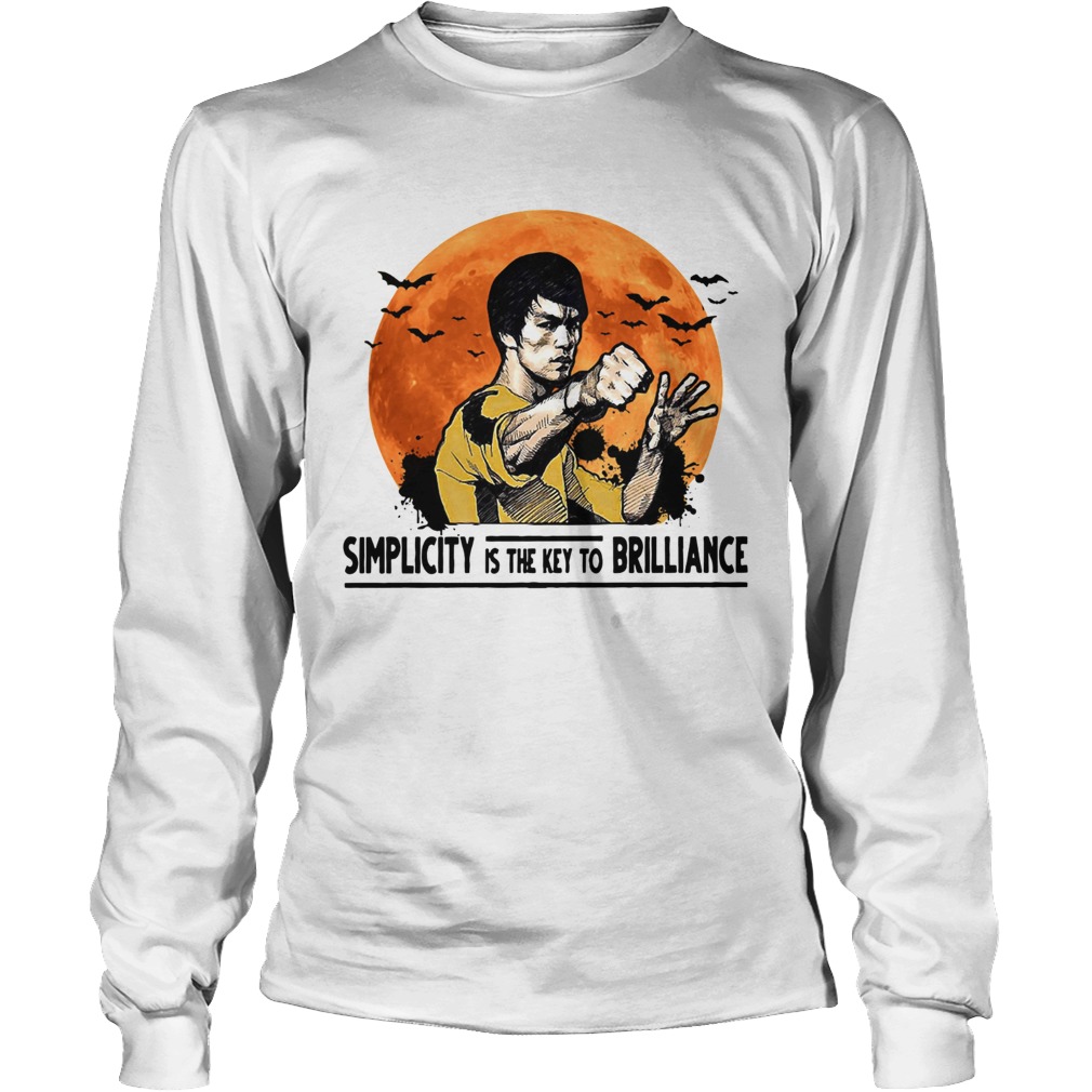 Simplicity is the key to brilliance halloween LongSleeve
