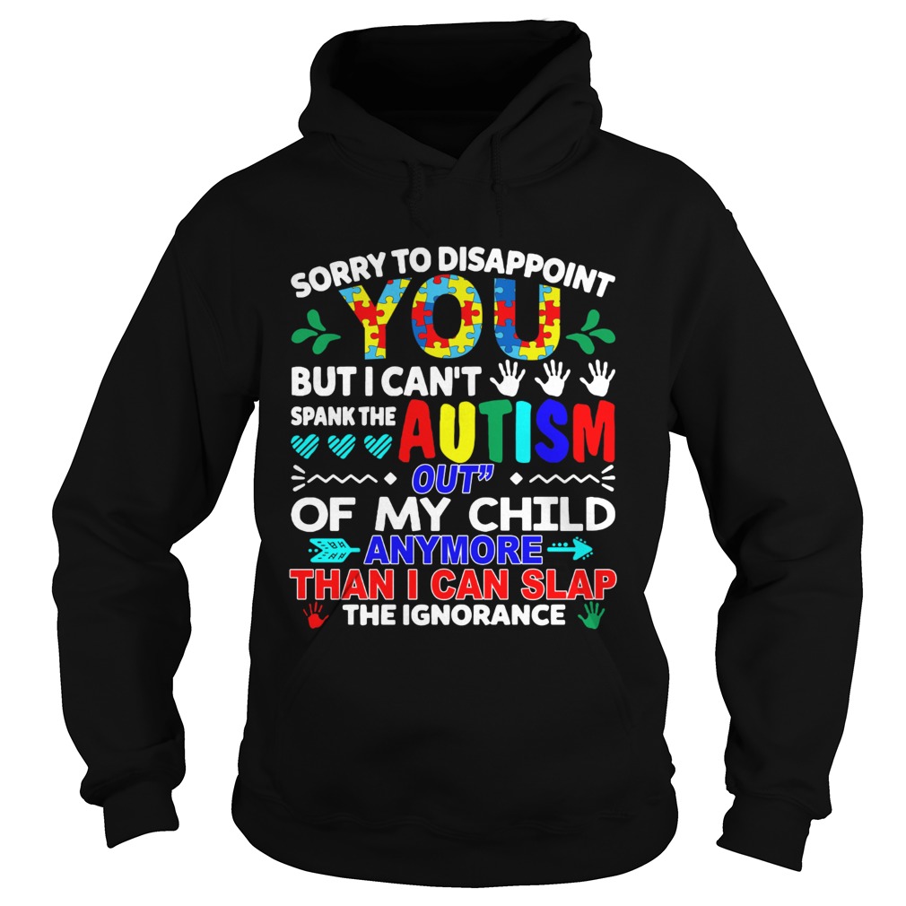 Sorry to disappoint you but I cant spank the autism out Hoodie