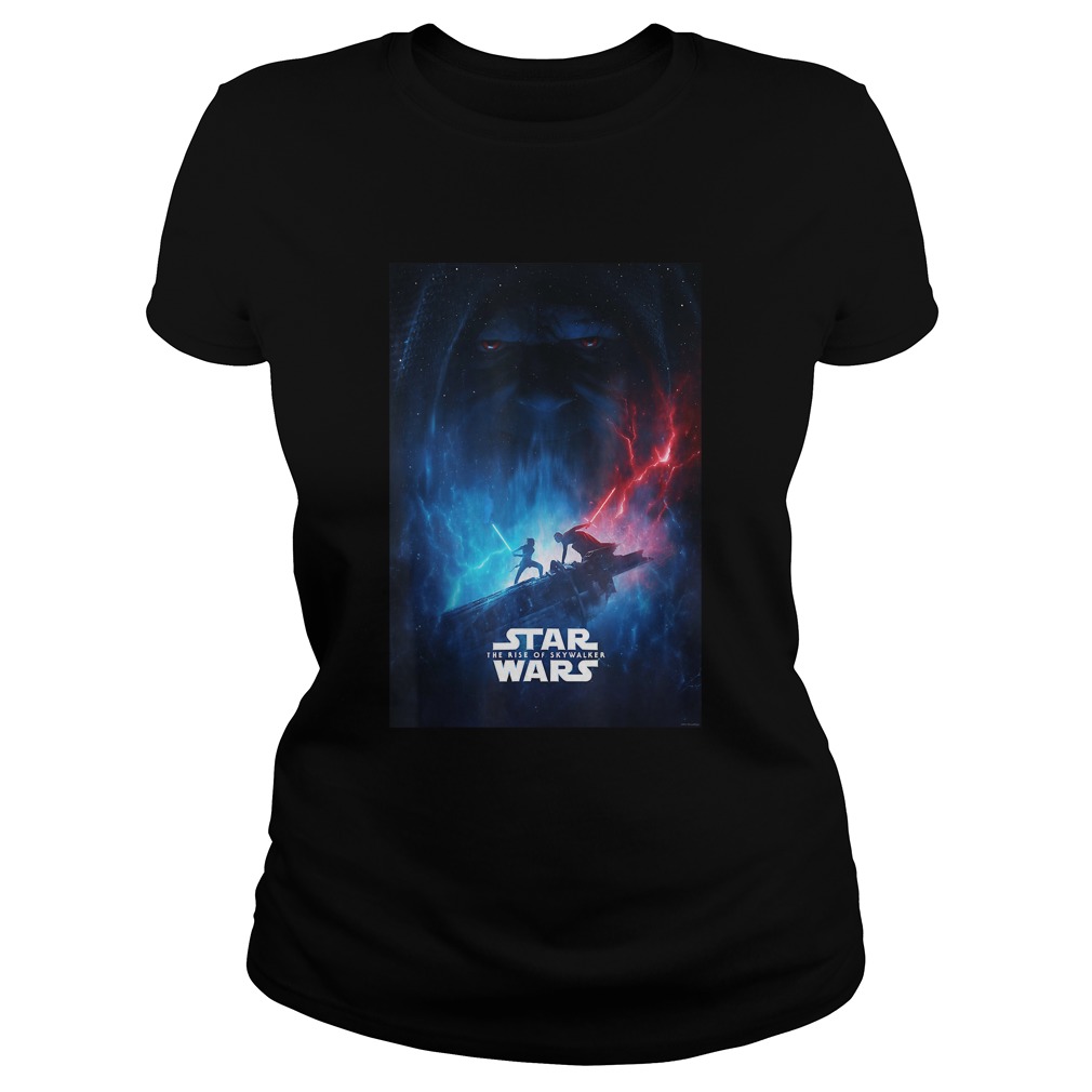Star Wars The Rise of Skywalker Poster TShirt Classic Ladies