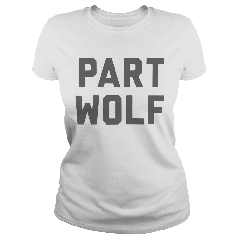 Stay Foxx Part Wolf Shirt Classic Ladies