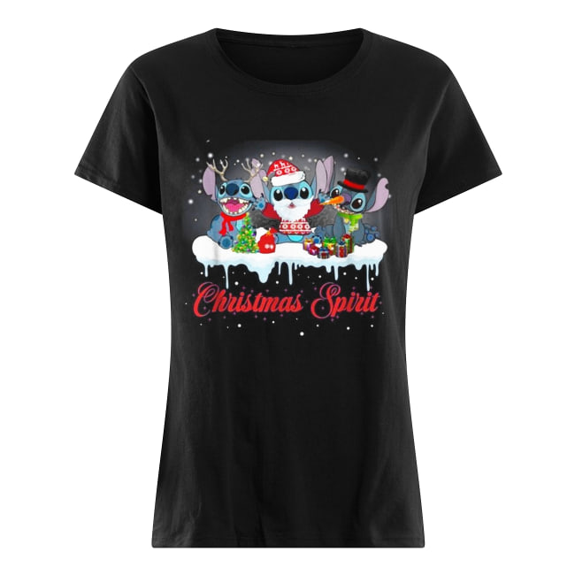 Stitch Christmas spirit Classic Women's T-shirt