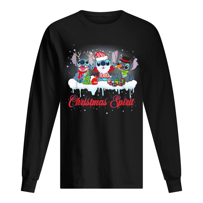 Stitch Christmas spirit Long Sleeved T-shirt 