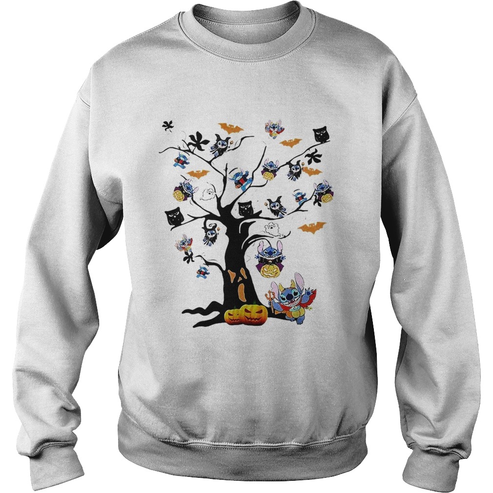 Stitch tree Halloween Sweatshirt