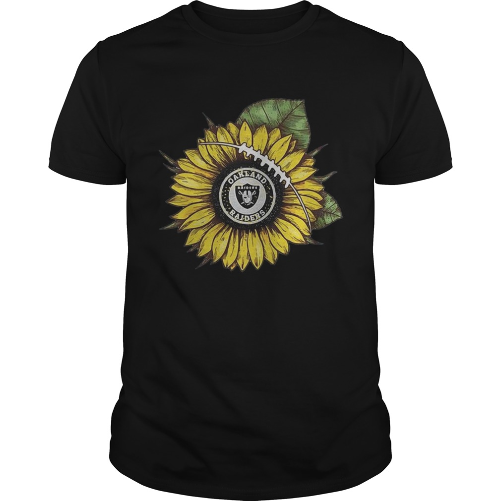 Sunflower Oakland Raiders shirt