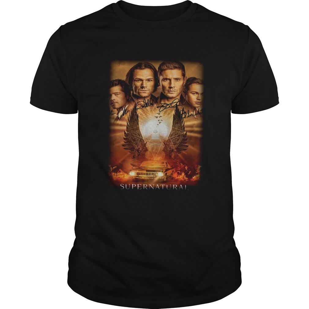 Supernatural The Winchesters final season characters signature shirt