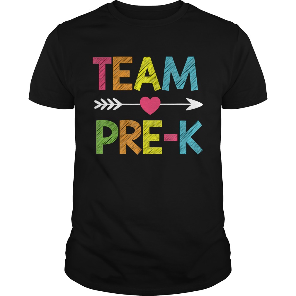 Team PreK Teacher Student Back To School Gift TShirt