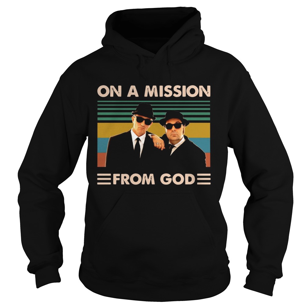 The Blues brothers on a mission from god vintage Hoodie